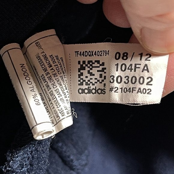 Adidas Notre Dame Pullover Hoodie Size XL Blue Green‎ Logo Spell Out Pockets - Picture 9 of 12